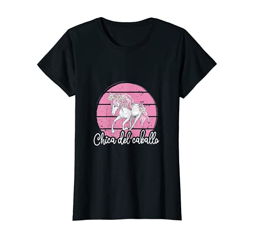 Mujer Chica del caballo caballos equitación animales, picadero Camiseta