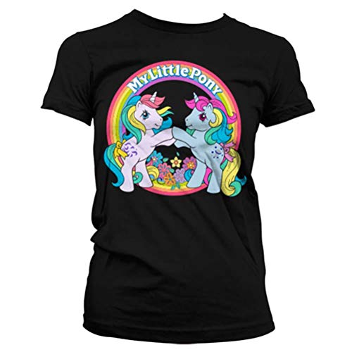 My Little Pony Mejores Amigos Negro de la Camiseta de Las Mujeres: X Grande