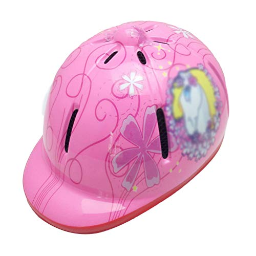 N / A Casco ecuestre para niños Casco de equitación ajustable para niños Sombrero de equitación ligero - rosa