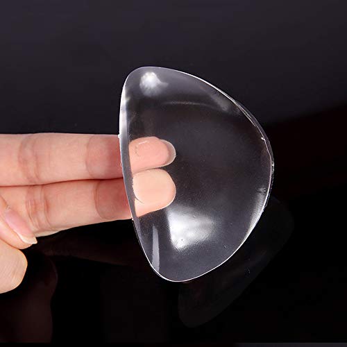 N-K Almohadillas de gel de silicona autoadhesivas, para pies planos, un par, transparentes, práctico diseño y duradero