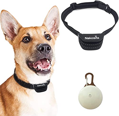 Nakosite PET2433 El Mejor Collar Anti-Ladridos, Collar Frena Ladridos. Ajustable para Perros pequeños, medianos y Grandes