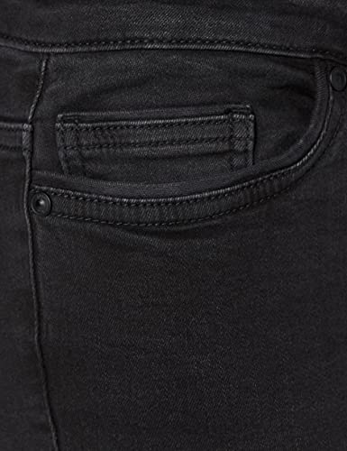 NAME IT Nmeve LW Pocket Piping Jeans Vi876 Noos Vaqueros Slim, Negro (Black), W28/L30 (Talla del Fabricante: 28) para Mujer