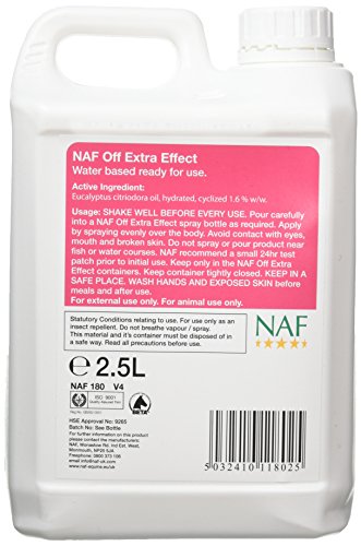 Natural Animal Feeds Naf Off Extra Effect - Spray repelente de moscas para caballos Talla:750ml