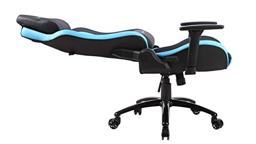 Newskill Takamikura - Silla gaming profesional (inclinación y altura regulable, reposabrazos ajustables, reclinable 180º), Color Azul
