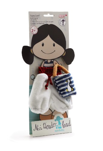 NICI - Wonderland, Traje de baño con bolsito para muñeca (34939)
