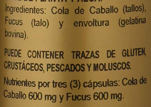 Obire Cola de caballo + Fucus 400 mg. 90 cápsulas