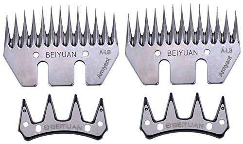 Oferta juegos peines y cuchillas para Esquilar Ovejas de la marca Beiyuan, valida para Heiniger, Oster, Supershear, gts, shearmaster, super-profi, kerbl, profiline (2)