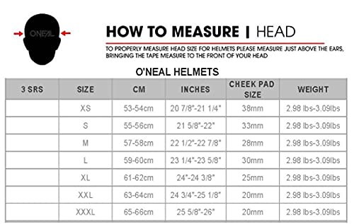 O'NEAL | Casco de Motocross | MX Enduro | Shell ABS, Cumple con el estándar de Seguridad ECE 22.05, Airflaps™ Compatible | Casco 3SRS Riff 2.0 | Adultos | Gris Negro | Talla M (57/58 cm)