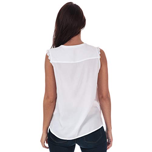 Only Onlkimmi S/l Top Wvn Noos Camiseta sin Mangas, Blanco, 36 (Talla del Fabricante: 34) para Mujer