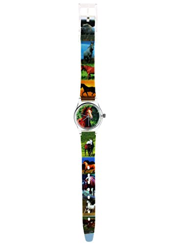 Pacific Time Reloj analógico de cuarzo para niña con correa de plástico 20334