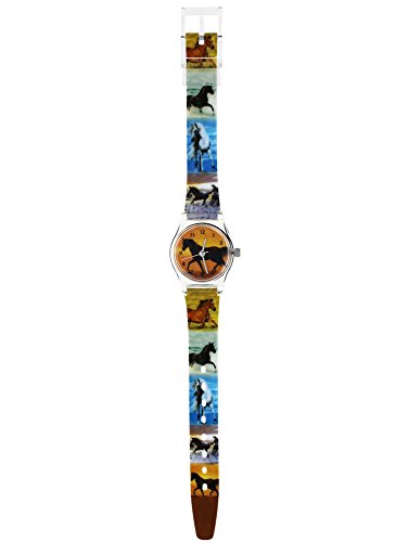 Pacific Time Reloj analógico de cuarzo para niña con correa de plástico 20335