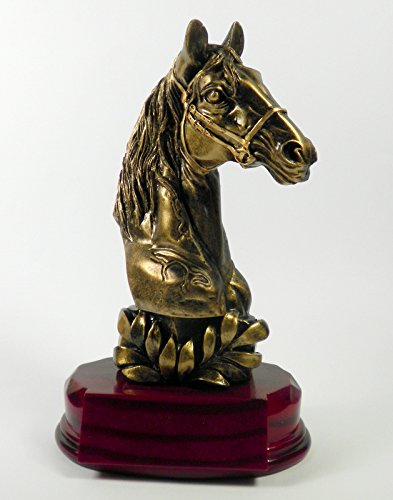 Personalizado (8,5 pulgadas de color oro resina de caballo