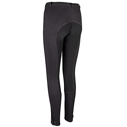 Pfiff 101197 - Pantalones de equitación para mujer, color Negro (Black), talla 42