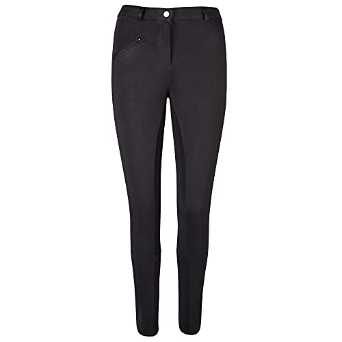 Pfiff 101197 - Pantalones de equitación para mujer, color Negro (Black), talla 42