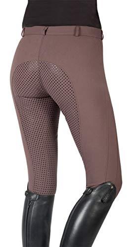 PFIFF Yasmin- Pantalones de equitación para Mujer, Mujer, Pantalones, 102235-50-38, marrón, 38