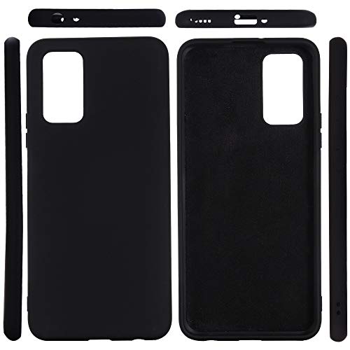 PHONETABLETCASE+ / for Compatible with Huawei Honor Play 4T Pro Silid Color Liquid Silicone Afile Funda Protectora Funda Protectora,Protección de la Cubierta de la Cubierta a Prueba (Color : Negro)