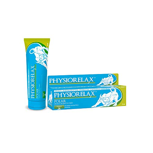 Physiorelax Polar Crema de Efecto Frío para Músculos y Ligamentos, Azul, 75 Mililitros