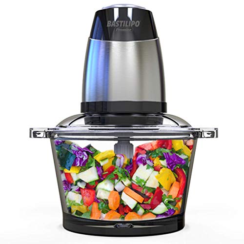 Picadora electrica de alimentos de 350w y capacidad de 1,2l