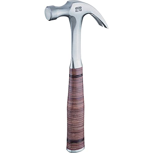 Picard 0079100-16 - Martillo de carpintero todo acero con empuñadura de cuero (890 g), Marrón