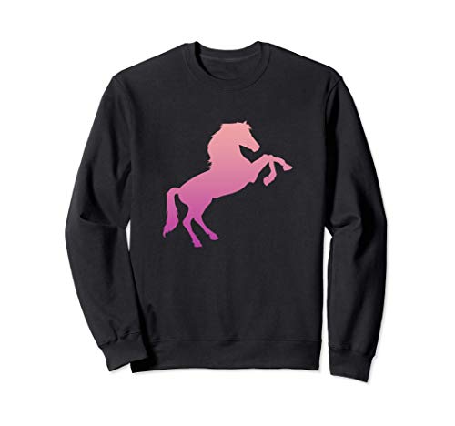 Pink Jumping Horse - Gráfico para ecuestres Sudadera