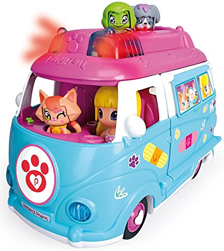 Pinypon Ambulancia de Mascotas, muñeca y Accesorios (Famosa 700012751)