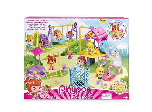 Pinypon Súper Parque - Set de Juguete y Accesorios con 2 Figuras para niños y niñas de 4 a 8 años (Famosa 700015071)