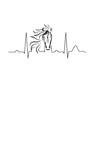 Pista de caballos: Din A5 caballos portátiles de frecuencia cardíaca caballo de regalo de 120 páginas