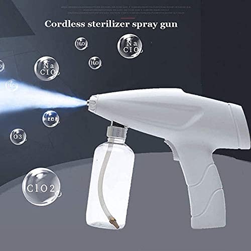 Pistola de pulverización de nano desinfectante portátil, pistola de spray de nano pistola con teñido para el cabello, pistola de vapor de nano, herramienta de cuidado del cabello humidificador adecuad