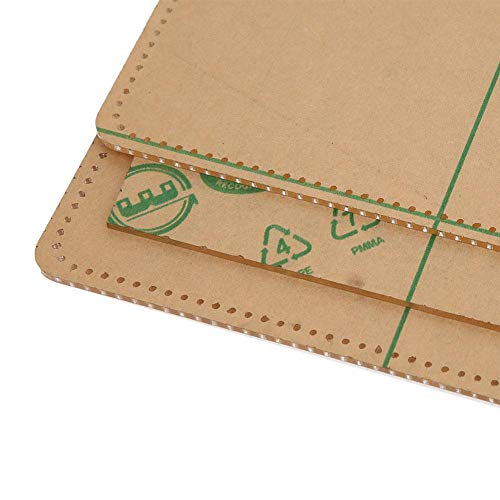 Plantilla de cartera de monedero de bolsa de almacenamiento de acrílico Plantilla DIY Artesanías de cuero hechas a mano Plantillas de patrón de cuero de molde de iPad para bolsas de billetera