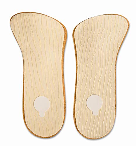 Plantillas Zapatos Ortopédicas de Cuero de 3/4 para Mujeres, Reducen las Molestias y Previenen el Dolor en el Antepié Con Soporte Para el Arco Metatarsiano (37 EUR)