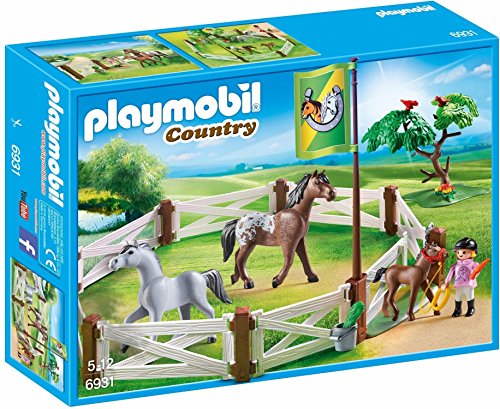 Playmobil-6931 Competición Doma, Color marrón/Blanco (6931)