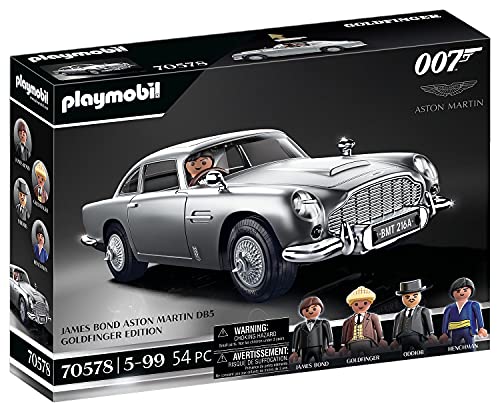 PLAYMOBIL 70578 James Bond Aston Martin DB5 - Edición Goldfinger, Para fans de James Bond, Coleccionistas y Niños de 5 a 99 años