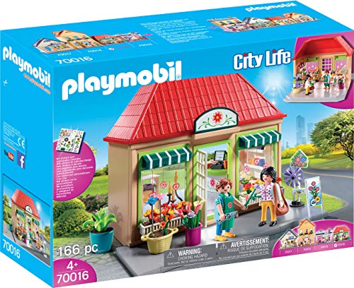 PLAYMOBIL City Life Mi Floristería, A partir de 4 años (70016)