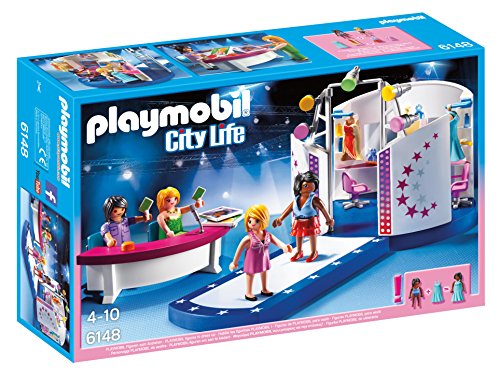 PLAYMOBIL - City Life Pasarela de Moda Juegos de construcción, Color Multicolor (6148)