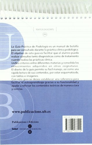 Podología. Guía práctica Formato bolsillo: 295 (TEXTOS DOCENTS)