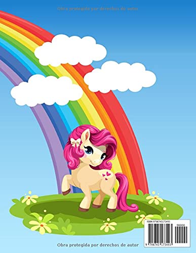 Pony Libro de Colorear para Niños: Gran libro de actividades de ponis para niñas y niños. Perfecto libro para colorear de Little Pony para niños ... les encanta jugar y disfrutar con los ponis