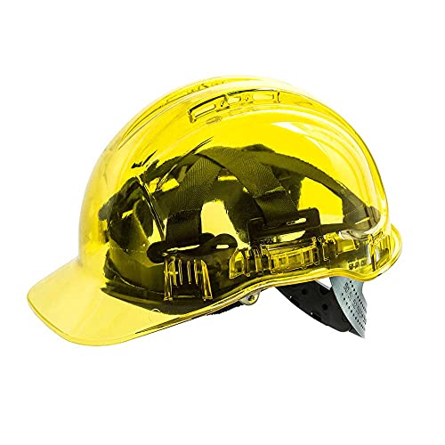 Portwest PV50 - Opinión máxima del casco, color Amarillo