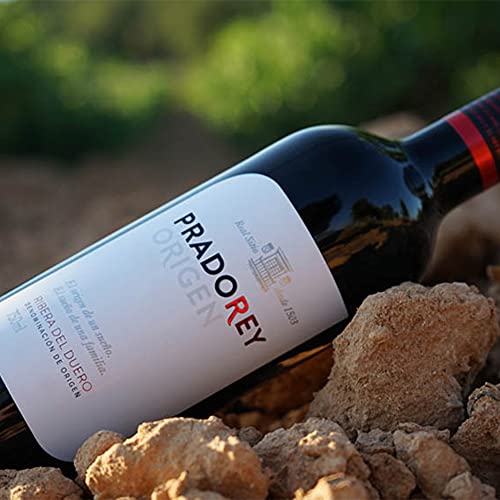 PRADOREY Roble Origen - Vino tinto - Roble - Ribera del Duero - 95% Tempranillo, 3% Cabernet sauvignon, 2% Merlot - Vino joven con ligero paso por barrica y tinaja - 6 Bot - 0,75 L