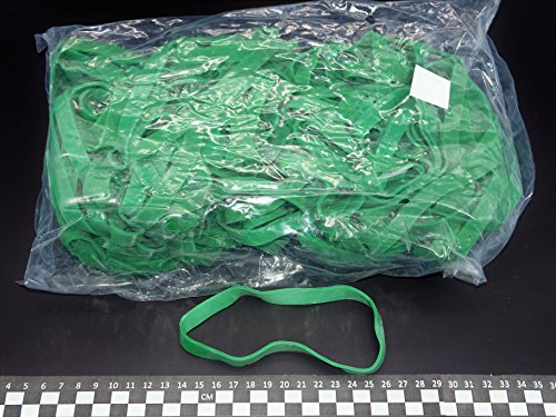 Progom - Gomas Elasticas - 150mm x 10mm - verde - bolsa de 1kg