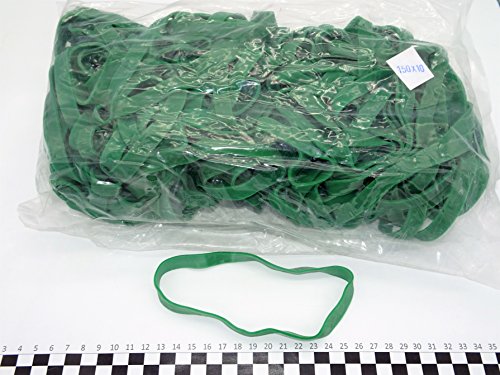 Progom - Gomas Elasticas - 150mm x 10mm - verde - bolsa de 1kg