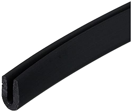 Protector de bordes Eutras KSO4004 tira de refuerzo para bordes de 0,4 – 1,5 mm, negro, 3 metros, Negro, 2044
