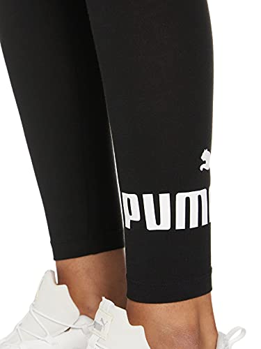 PUMA ESS Logo Leggings Mallas Deporte, Mujer, Black, XXL