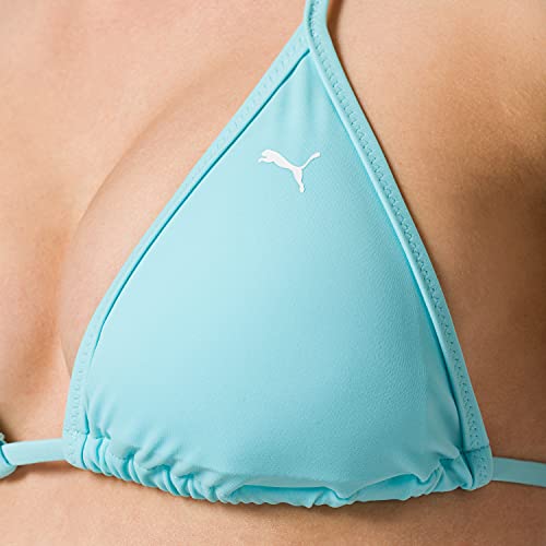 PUMA Swim Women's Brazilian Brief Parte Inferior de Bikini, Ángel Azul, XL para Mujer