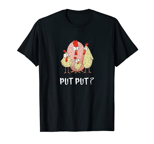 Put? - Comida de gallo, diseño de gallina y puentes Camiseta