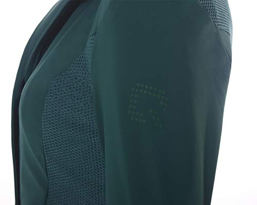 QHP Chaqueta Competition Novèn con malla transpirable en 3 colores, verde oscuro, 38