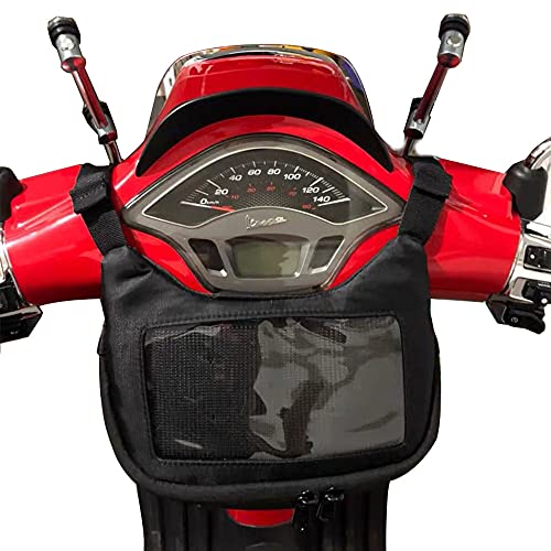 QIDIAN Motocicleta Alforjas Manillar bolsa de almacenamiento teléfono móvil pantalla táctil auricular bolsa universal para TMAX 500 530 Xmax 125 250 400 MT07 MT09 FZ07 FZ09 NMAX155