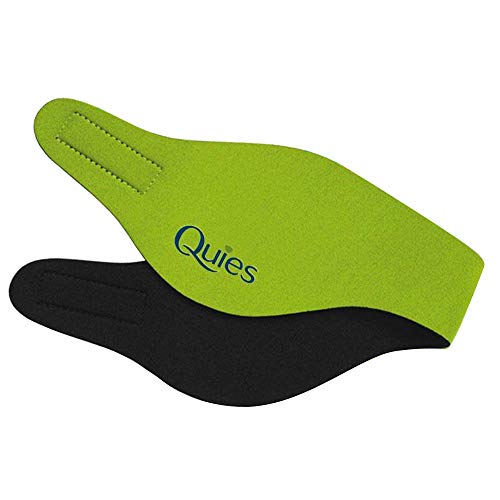 Quies - Banda neopreno protec. auditiva, color amarillo verdoso, Large (58 cm)