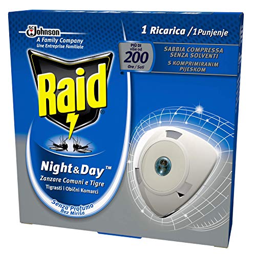 Raid Night & Day Recarga – Antimosquitos eléctrico – 1 recarga