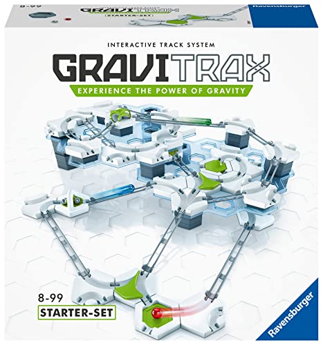 Ravensburger - Gravitrax Kit de Inicio, Juego STEM innovador y educativo, Edad recomendada 8+, Construye tu propia pista de canicas - Dimensiones: 34 x 34 x 11 cm