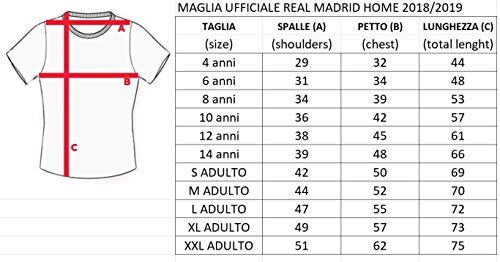 Real Madrid Camiseta de Fútbol Replica Oficial con Licencia Hazard Blanco número 7 en blíster Regalo - Todos Los Tamaños NIÑO y Adulto - 8 años